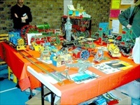Full view of the meccano set up By the CMC Saturday